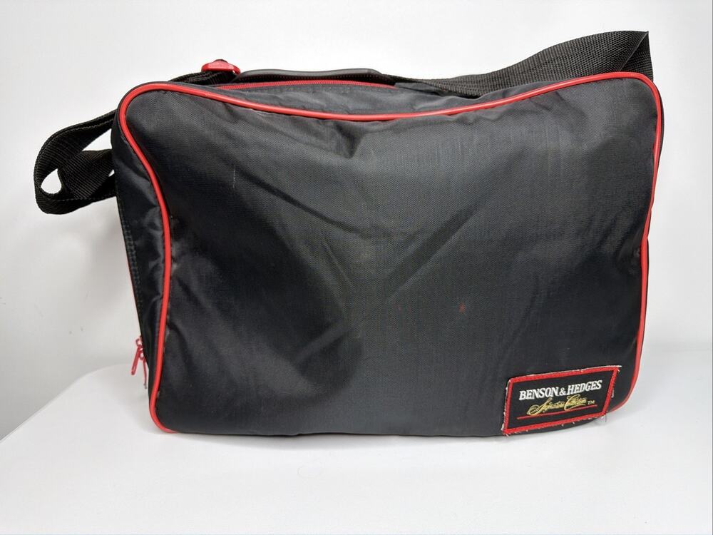 VTG Benson And Hedges Signature Collection Messenger Style Overnight Travel Bag